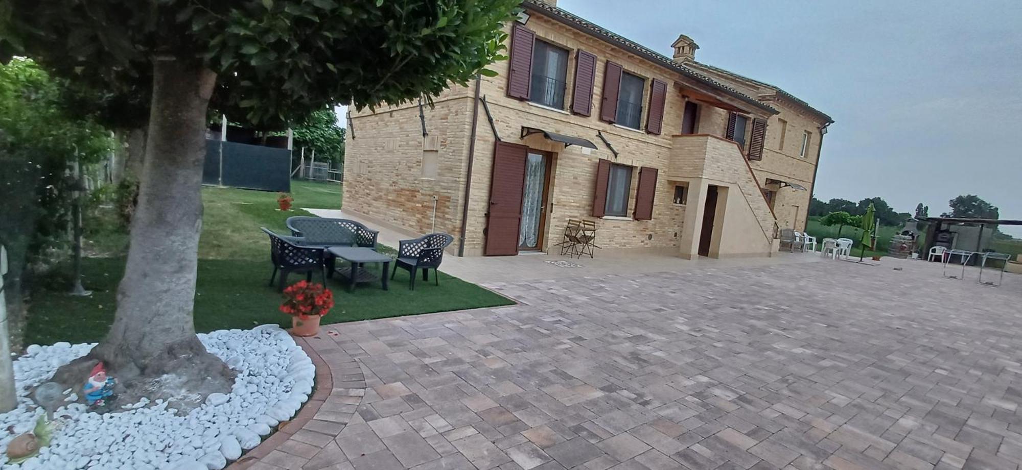 Ferienwohnung Il Cipresso Casa Saraceni Exterior foto